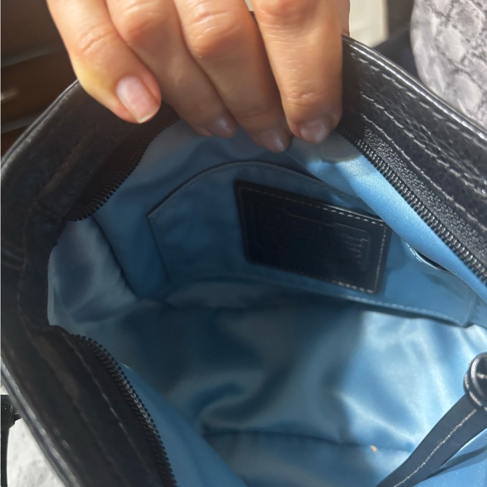 Coach Black and Blue Women's Backpack